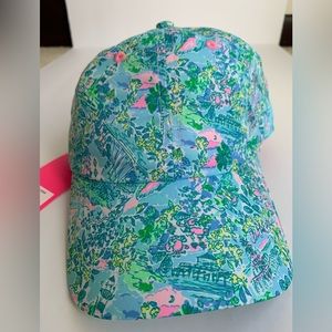 Lilly Pulitzer South Carolina Blue and Pink Baseball hat cap.
